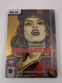 在飛比找Yahoo!奇摩拍賣優惠-全新 紅色警戒3 游戲光盤鐵盒版 PC盒裝正版電腦光碟 現貨