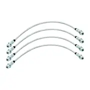 4x Front + Rear Braided Brake Hoses Lines for Ford Ranger PX 3.2L DIESEL 11-on