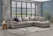 CANDACE LEATHER Corner RHF Chaise
