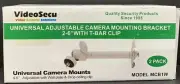 VIDEOSEC Universal Adjustable Pan Tilt Video Camera Mounting Bracket MCB1W/ 2 PK