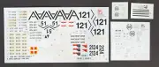 Dragon 1/35 Scale M1A1 AIM - Decals from Kit No. 3535