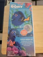 Finding Dory Latch Hook Kit Disney Pixar Nemo Canvas & Yarn Included NEW NIP