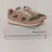 Saucony Men's Shadow 5000 Mushroom Low Top Sneakers - Tan/Olive - US11