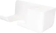 minkissy Wall Mounted Hair Dryer Holder with Storage Box Adhesive Blow Dryer Organizer for Bathroom Space Saving Hair Tool Rack No Drilling Required Versatile Hair Dryer Stand