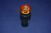 1pc 12V 22mm Flash Light Yellow LED Active Buzzer Beep Indicator Intermittent