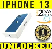 Apple iPhone 13 - 128GB (FACTORY UNLOCKED) ✅ 1 YEAR WARRANTY ✅ BLUE ❖SEALED❖
