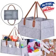 Diaper Nursery Wipes Bag Organizer Baby Nappy Bin Basket Caddy Infant Storage