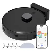 Advwin Robot Vacuum Cleaner, 3-in-1 Robot Vacuum and Mop Combo, 3500Pa Suction Power with 60mins Runtime, Compatible with WiFi/App/Alexa Self-Charging