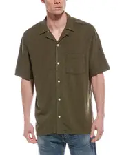 AllSaints Cudi Linen-Blend Shirt