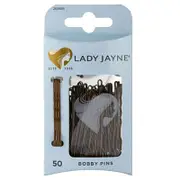 Lady Jayne Brown Bobby Pins 4.5cm - 50 Pack