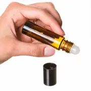 20X 10ml Amber THICK Glass Roller Bottles Rollerball Roll On Ball Essential Oils