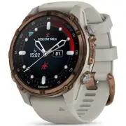 Garmin 010-02753-14 Descent Mk3i Bronze PVD Titanium Smartwatch 43mm Diver Watch
