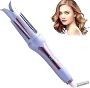 Automatic Hair Curlers, 32mm Tourmaline Ceramic Hair Curling Rod Large Waves, 360° Rotating Curling Iron Wand with 3 Temperature Setting, Dual Voltage & Anti-Scald for Creating Pretty Curls