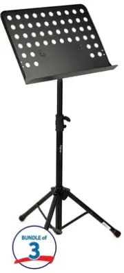 Gator Frameworks GFW-MUS-0500 Lightweight Sheet Music Stand (3 Pack)