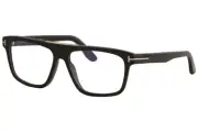 Tom Ford Men's Sunglasses Cecilio-02 TF628 001 Black/Blue Block Full Rim 57mm