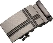 [Abbraccia] Stylish Men's Automatic Belt Buckle for 35mm Wide Belts - Effortless Elegance