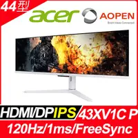 在飛比找PChome24h購物優惠-AOPEN 43XV1C P 電競螢幕 (44型/3840*