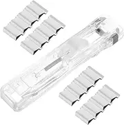 COMNESTBI Compact Paper Stapler Unique Binder Clips Metal Refill Clips Binder Supplies Office Stapler