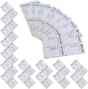 ERINGOGO 40pcs Pocket Book Tag Cash Savings Book Account Ledger Book Cash Ledger Book Memo Label Stickers Cash Book for Saving Cash Envelopes Bank Envelopes for Cash Paper