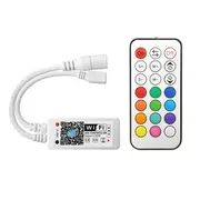 ARILUX?&reg; SL-LC 09 Super Mini LED WIFI APP Controller + RF Remote Control For RGB LED Strip DC9-28V