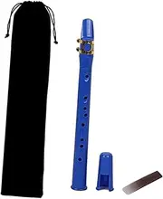 ERINGOGO Pocket Sax Mini Saxophone Portable Little Saxophone with Carrying Bag Woodwind Instrument for Beginners and Travel Musicians Blue
