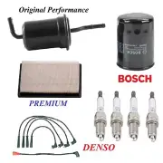 Tune Up Kit Filters Cap Wire Spark Plugs For MAZDA 626 L4 2.2L Nat.Asp 1990-1991 (for: Mazda)