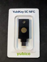 NEW Yubico YubiKey 5C NFC 2FA Security Key USB-C or NFC FIDO New In Box