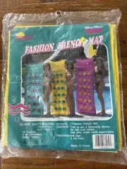 SUNCO Vintage Fashion French Mat Float, Yellow 1994, #L-8282, NOS