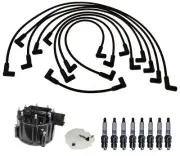 ACDelco Ignition Kit Distributor Rotor Cap Wire Spark Plugs For GMC Jimmy V8 6.6