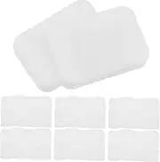 Generic 8pcs Cotton Pads Make up Remover Cloths for Face Cosmetic Cotton Squares Makeup Remover Towels Nail Polish Remover Pads Cleansing Wipes Large Cotton Squares Pure Cotton White