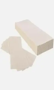 100 Pieces Muslin Epilating Strips Natural Durable Muslin Epilating Waxing Strip