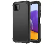 LD Shockproof Protective Bumpers Phone Cases for Galaxy A22-Black