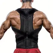 XS-5XL Big Size Posture Corrector Back Brace Men Women Shoulder Neck Clavicle Support Adjustable Upright Back Support Straightener Prevent Scoliosis Improve Hunchback(5X-Large)