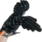 Hansa Red Tailed Black Cockatoo Bird Hand Puppet Plush Soft Toy