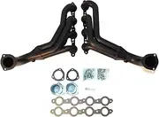 Doug's Headers D3343-B 1 3/4" 4-Tube Shorty Header LS1-LS6 Swap High-Temp Black Coating