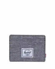 Herschel Charlie Cardholder Wallet - Raven Crosshatch