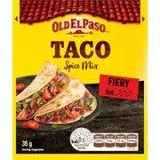 Old El Paso Taco Spice Mix Fiery Hot 35g