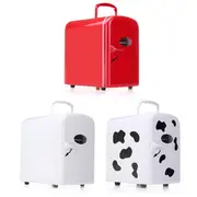 45W 4L White Red Milk Cow Mini Portable Cooler Warmer Car Refrigerator 13344 RED