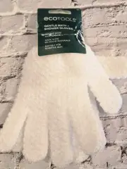EcoTools Avocado Oil Infused Gentle Exfoliating Bath and Shower Gloves New