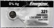 2PC Energizer 321 Silver Oxide Watch Battery 1.5V Coin Button Cell SR616SW SR616