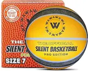 WAWAWEWA The Official Silent Basketball PRO Edition | Size 7 (29.5") ; Anti-Grip Wrap Airless Foam Basketball for Quiet Dribbling and Indoor Training