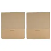 20pc Marbig Slimpick Enviro Kraft Foolscap Document Wallet Paper Storage BRN