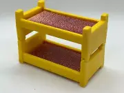 Vtg Fisher Price Little People REPLACEMENT for FOAM for 990 A FRAME BUNK BED 4pc