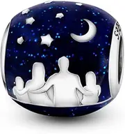 [LIGHTDOG] 925 Women's Silver Bracelet Charms Oktoberfest Pendant for Pandora Charms and Europe Bracelet Women's Beads Halloween Pumpkin Pendant