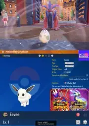 Pokemon Scarlet/Violet ✨SHINY EGG EEVEE FEMALE Modest 6IV TRADE