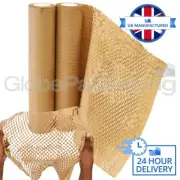 380mm x 30M x 10 ROLLS OF HONEYCOMB PAPER WRAP HIVE PAPER KRAFT PROTECTION GIFTS