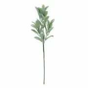 2 Frosted Green 24" Artificial Faux Lambs Ear Leaves Sprays Stems Centerpieces