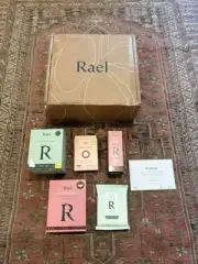 Rael Pads for Women, Period Set - Pain Relief Patch Flushable Feminine Wipes
