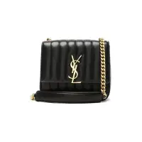 在飛比找Yahoo!奇摩拍賣優惠-【日本二手】SAINT LAURENT VICKY 中號 黑