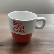 Vintage Things go Better With a Coke Stackable Stoneware Coffee Mug Cup 17 Oz